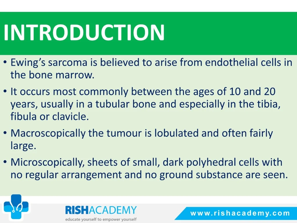 Ewing’s Sarcoma free medical notes rish academy (2)